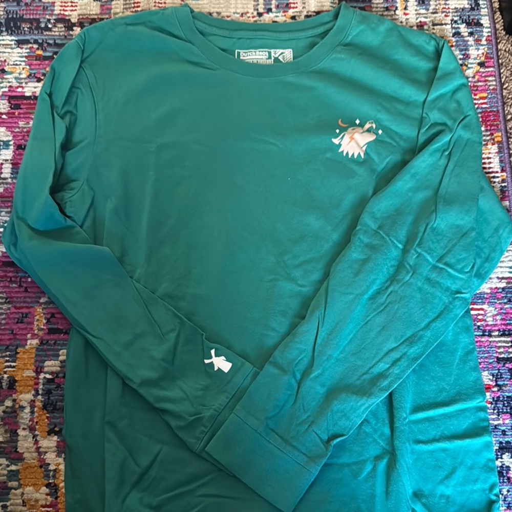 Dutch Bros “Killer Coffee” Long-Sleeve.NEVER WORN. NO HOLES, NO STAINS, NO TEARS